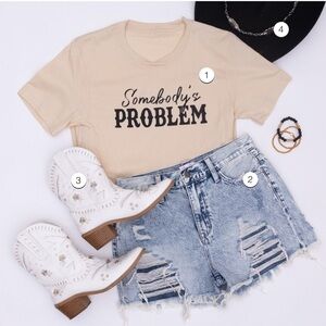 NWT somebody’s problem top